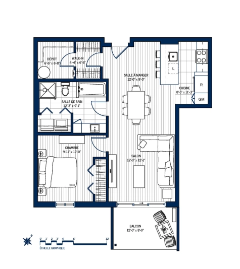Plan Appartement 125
