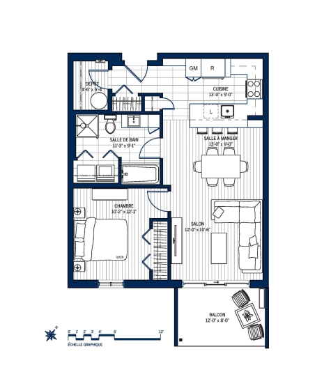Plan Appartement 528