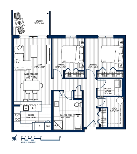 Plan Appartement 519