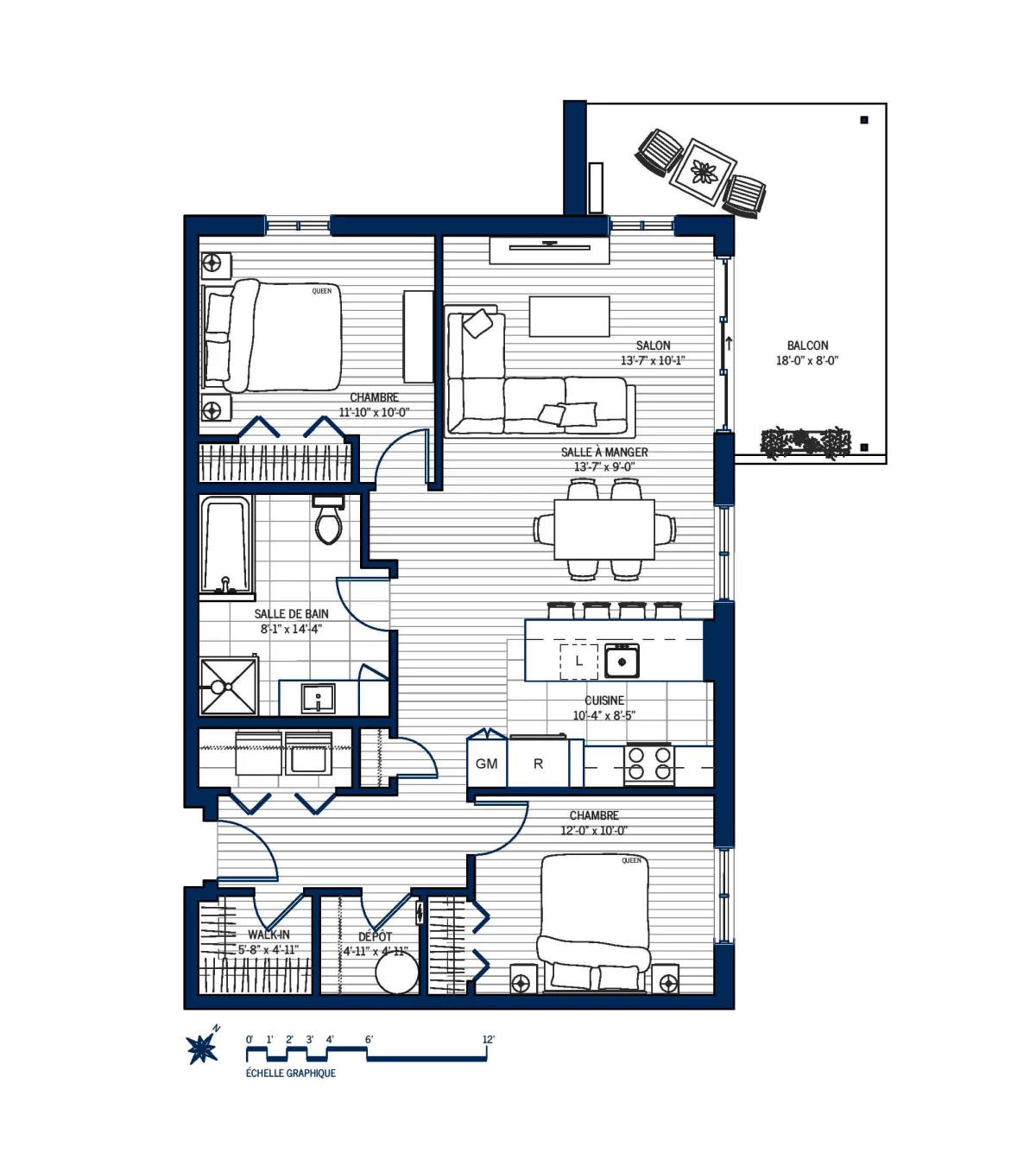 Plan Appartement 120