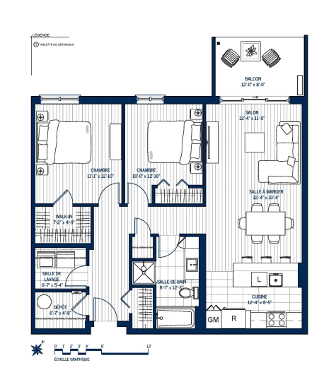 Plan Appartement 411