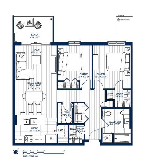 Plan Appartement 112