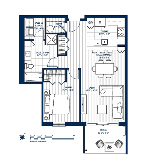 Plan Appartement 104