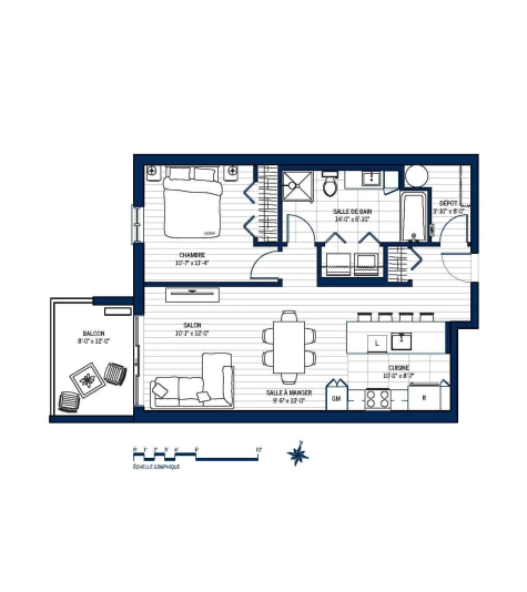 Plan Appartement 411