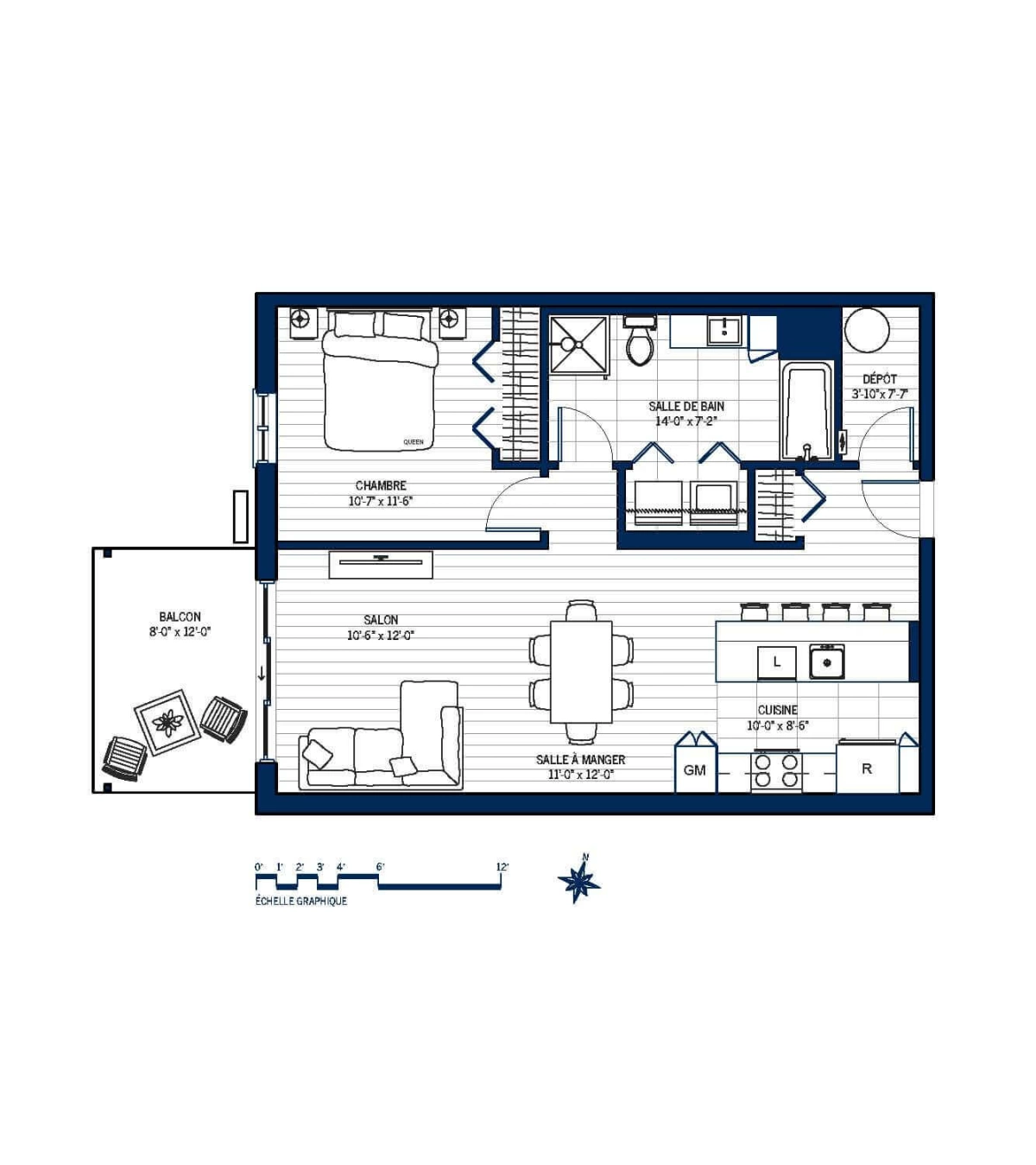 Plan Appartement 114