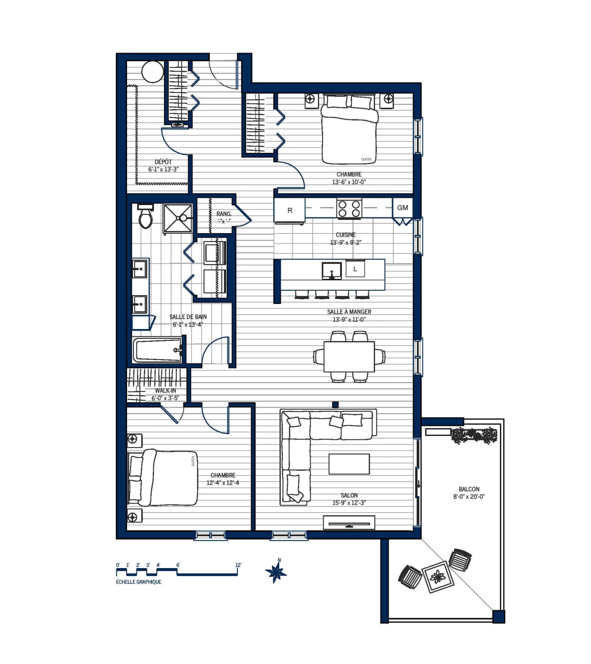 Plan Appartement 405