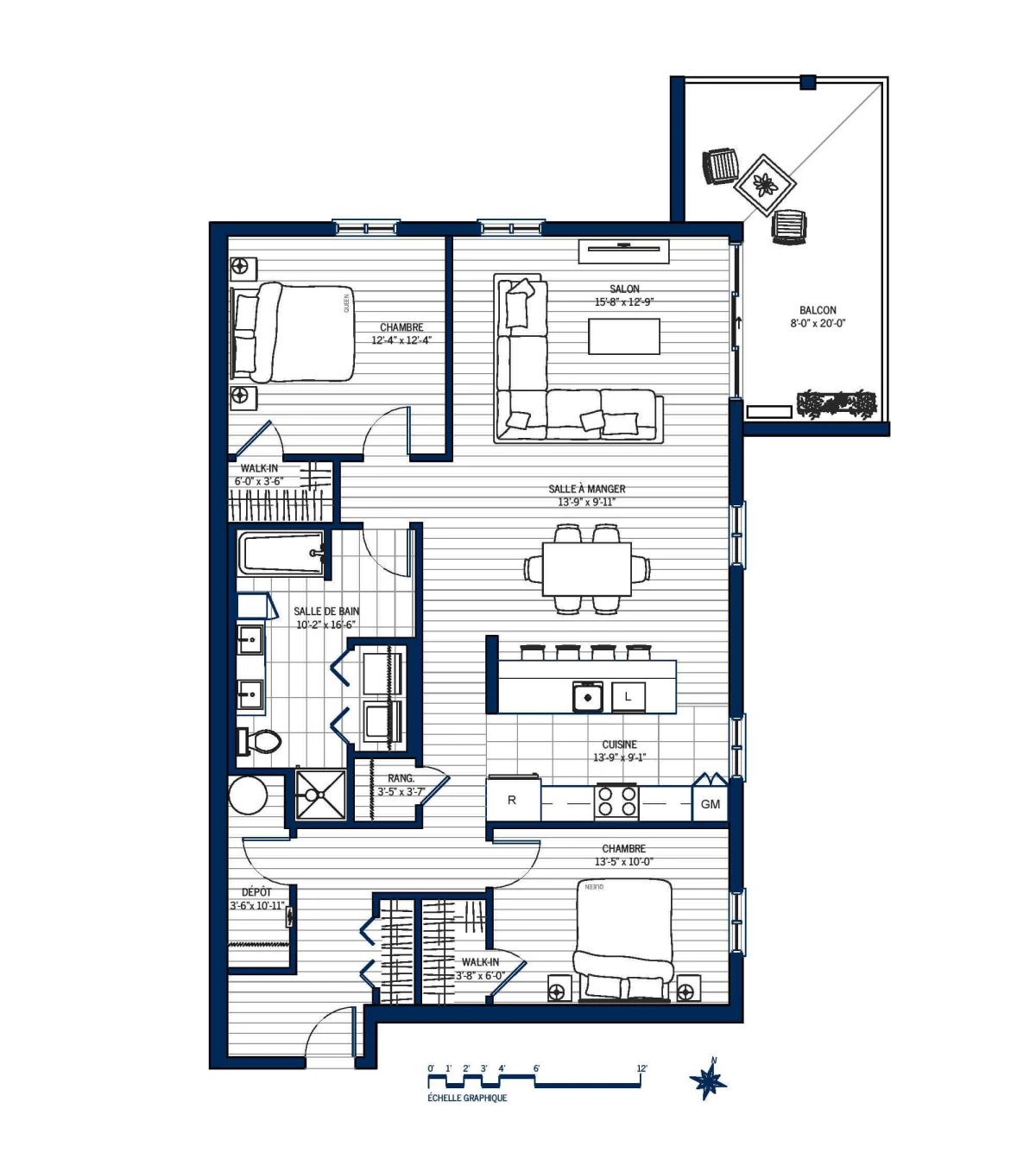 Plan Appartement 416