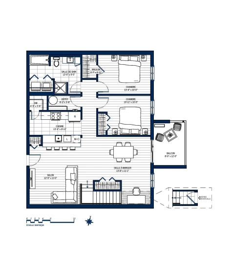 Plan Appartement 303
