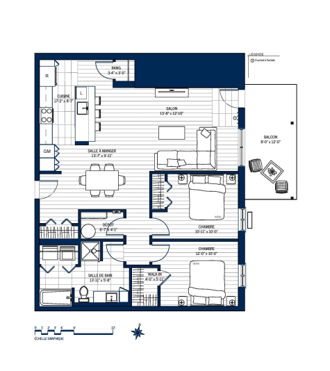 Plan Appartement 202