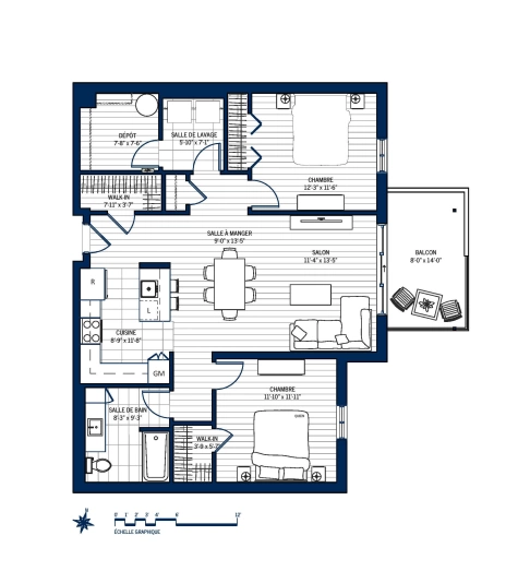 Plan Appartement 213