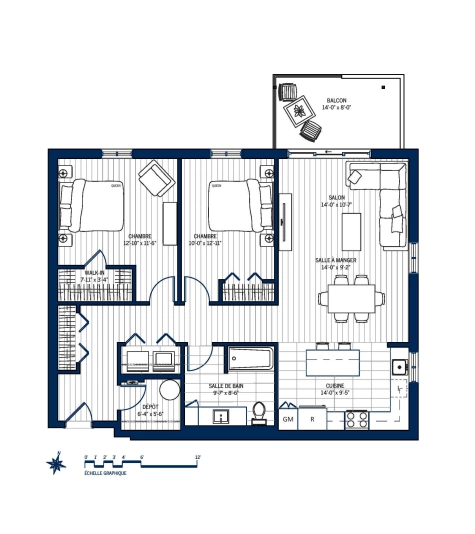 Plan Appartement 314