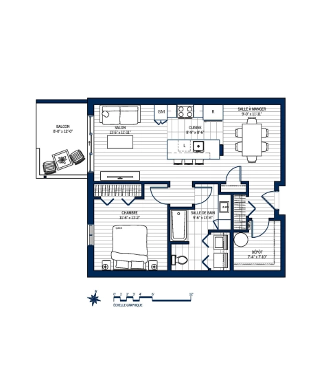 Plan Appartement 111