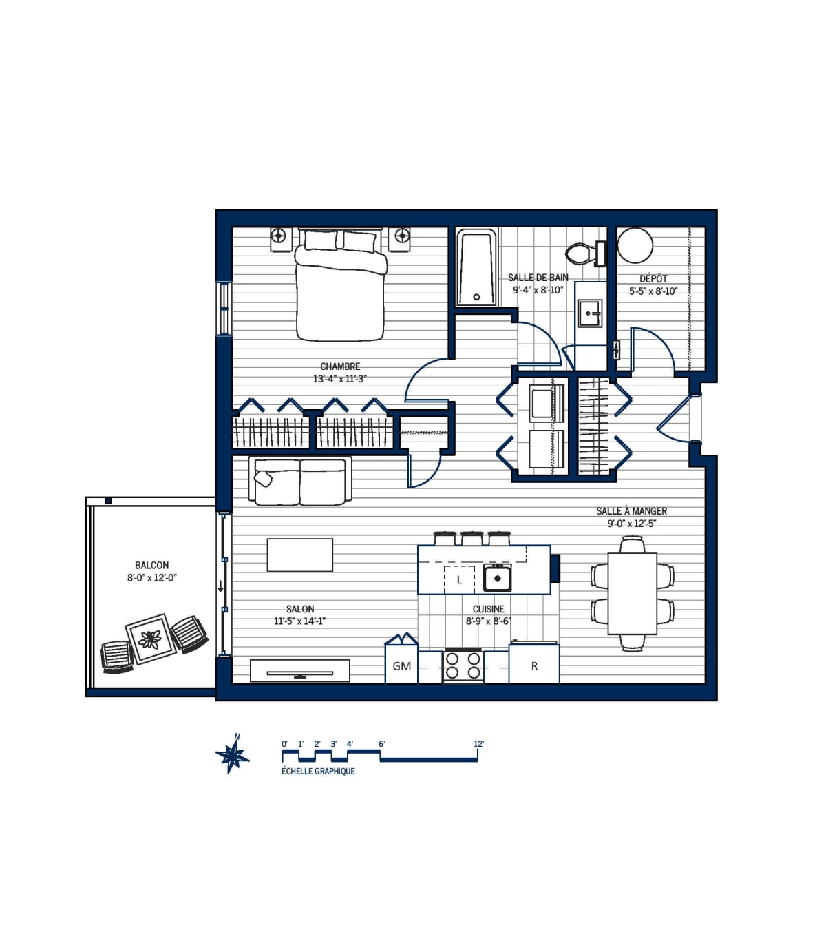 Plan Appartement 212