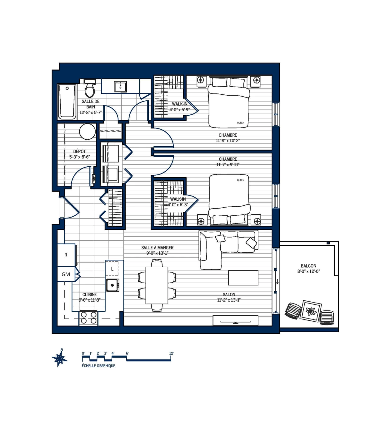 Plan Appartement 102