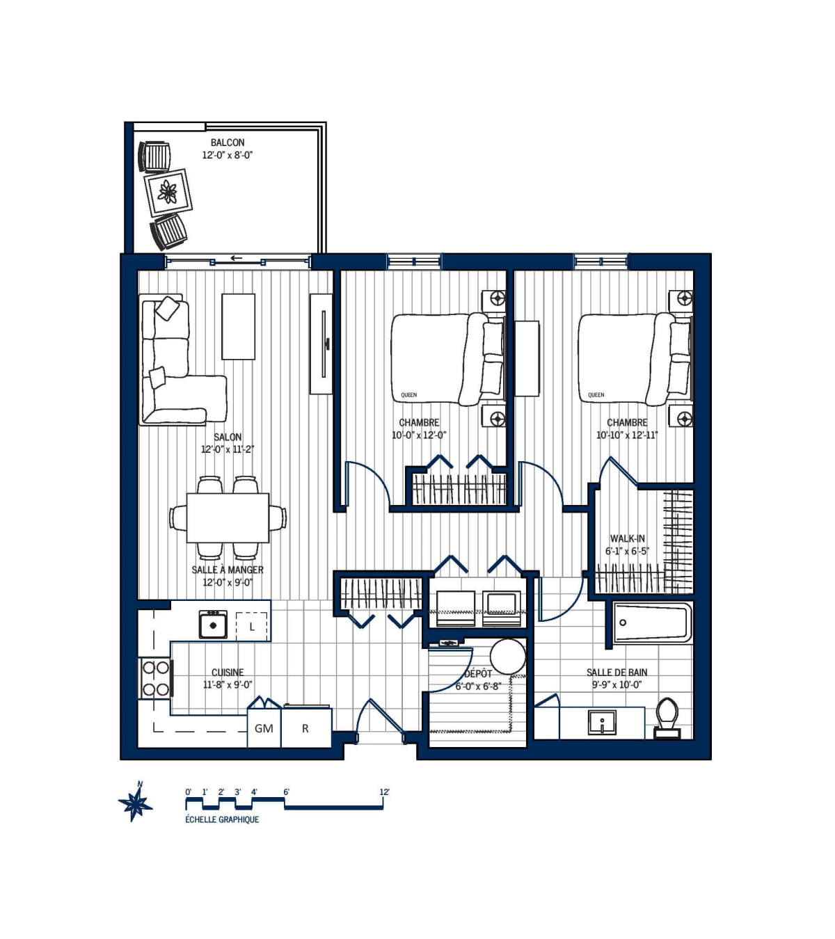 Plan Appartement 420