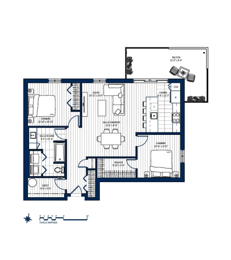 Plan Appartement 219