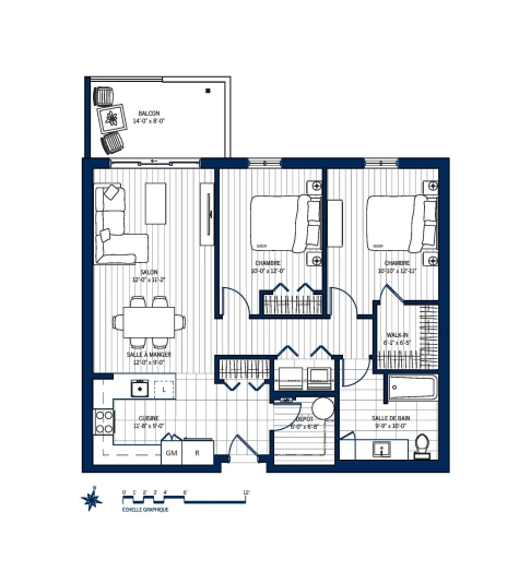 Plan Appartement 220