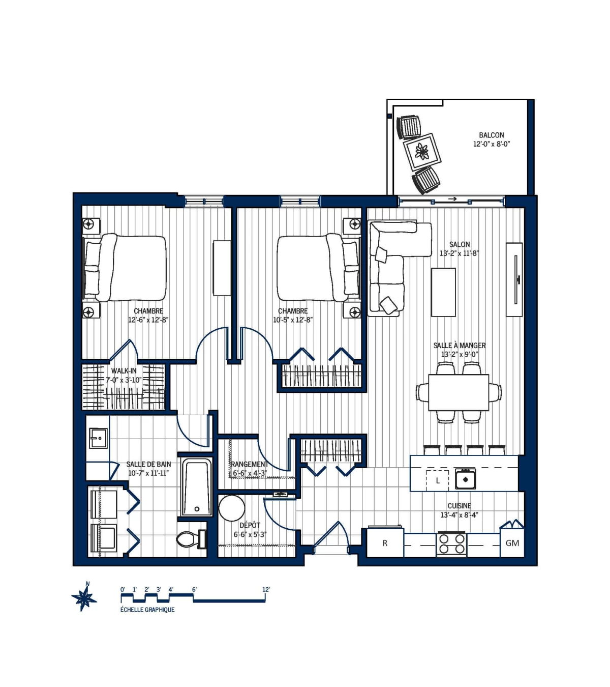 Plan Appartement 121
