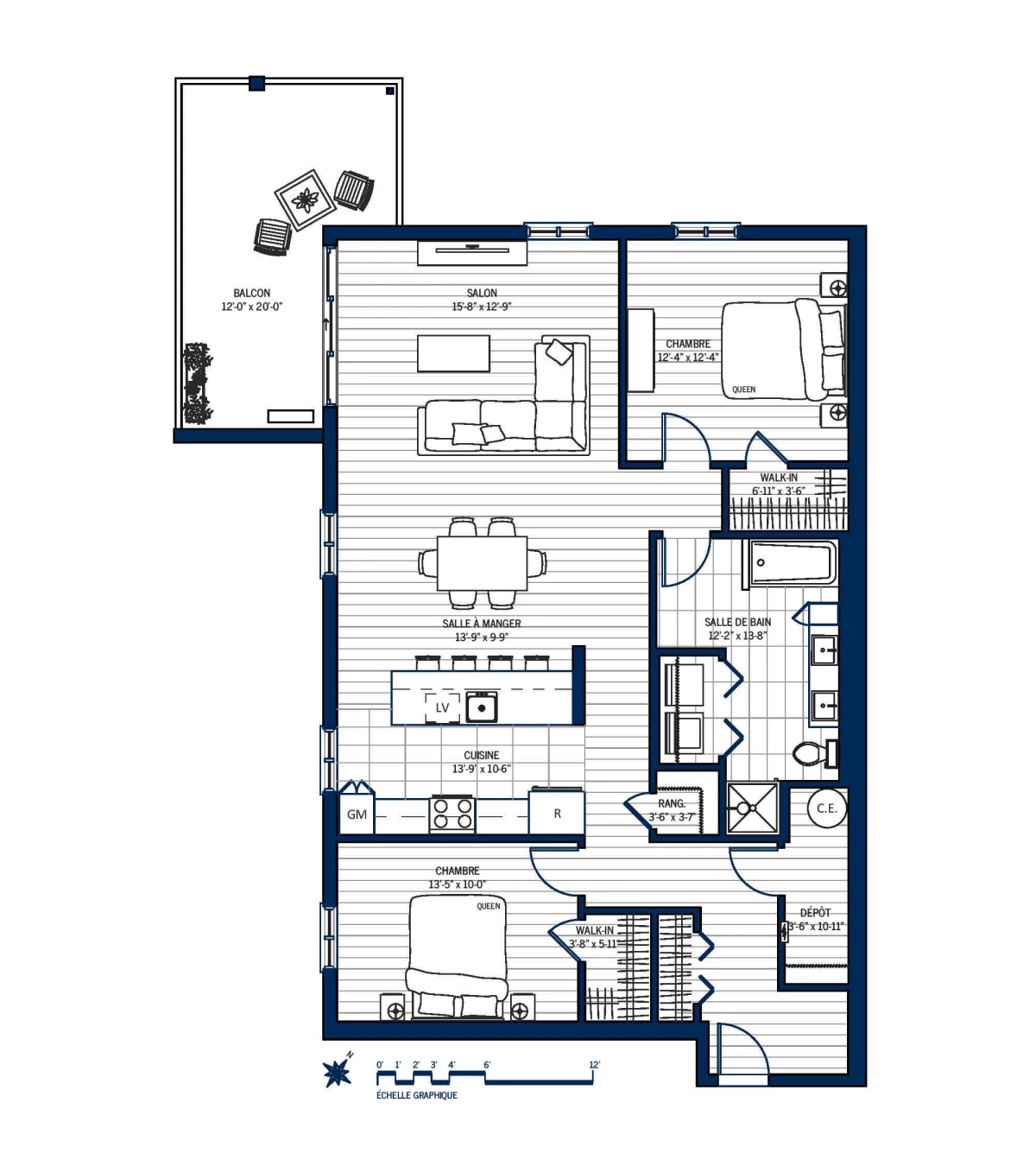 Plan Appartement 414
