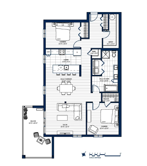 Plan Appartement 406