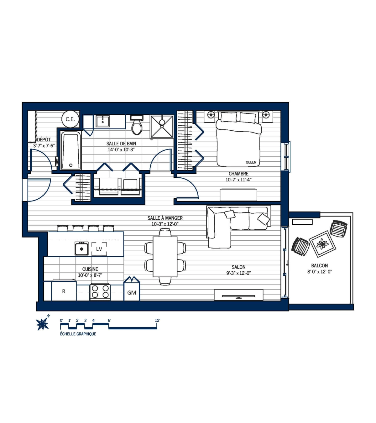 Plan Appartement 419