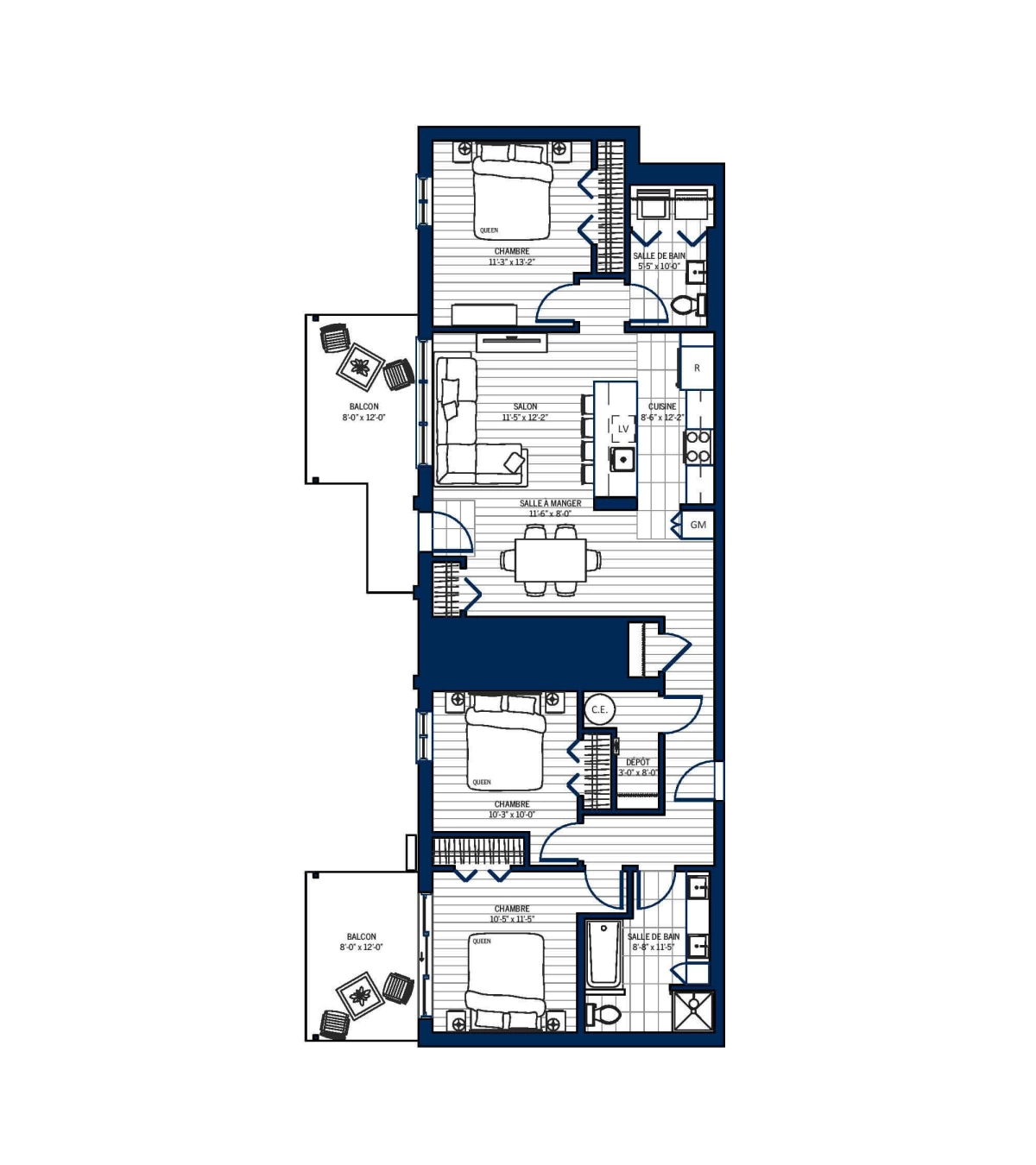 Plan Appartement 112