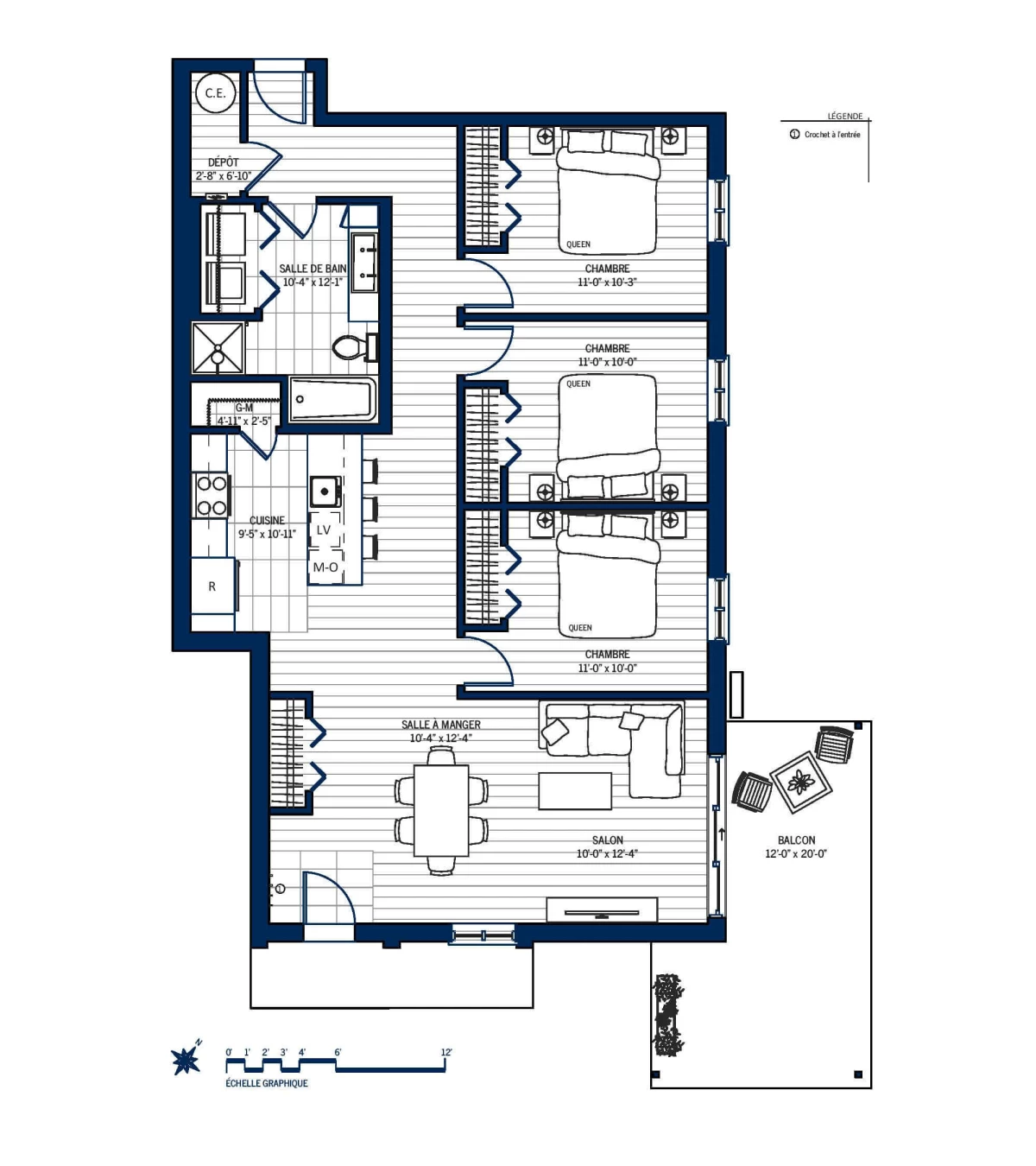 Plan Appartement 205