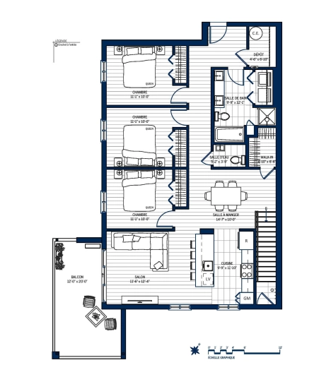 Plan Appartement 306