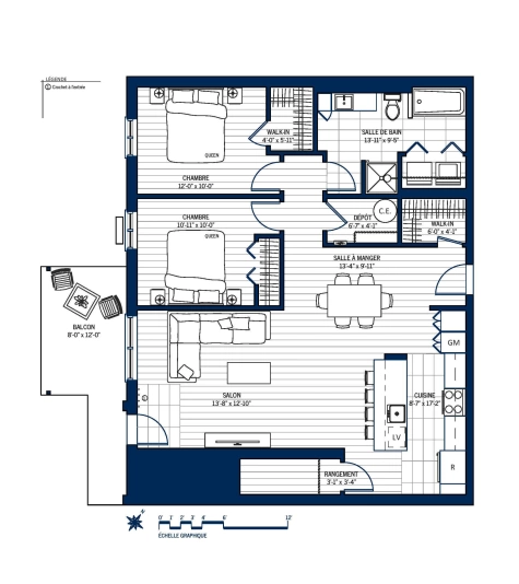 Plan Appartement 210