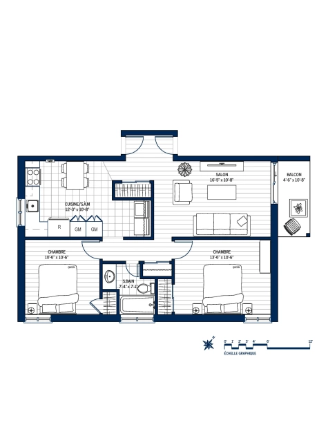 Plan Appartement 3
