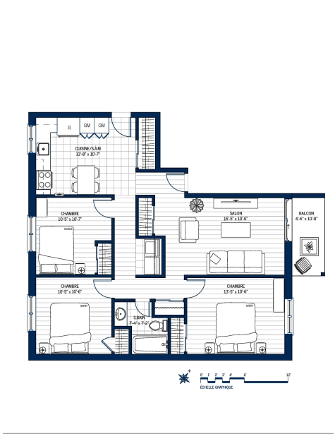 Plan Appartement 4