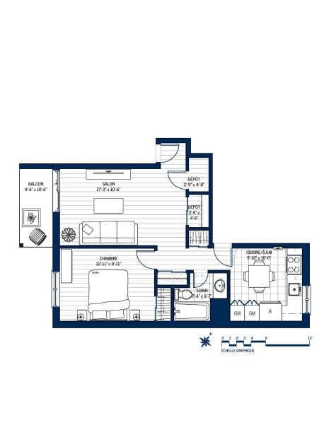 Plan Appartement 1