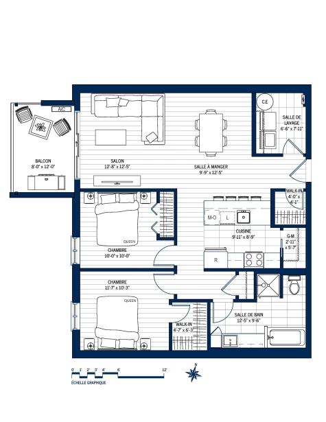 Plan Appartement 410