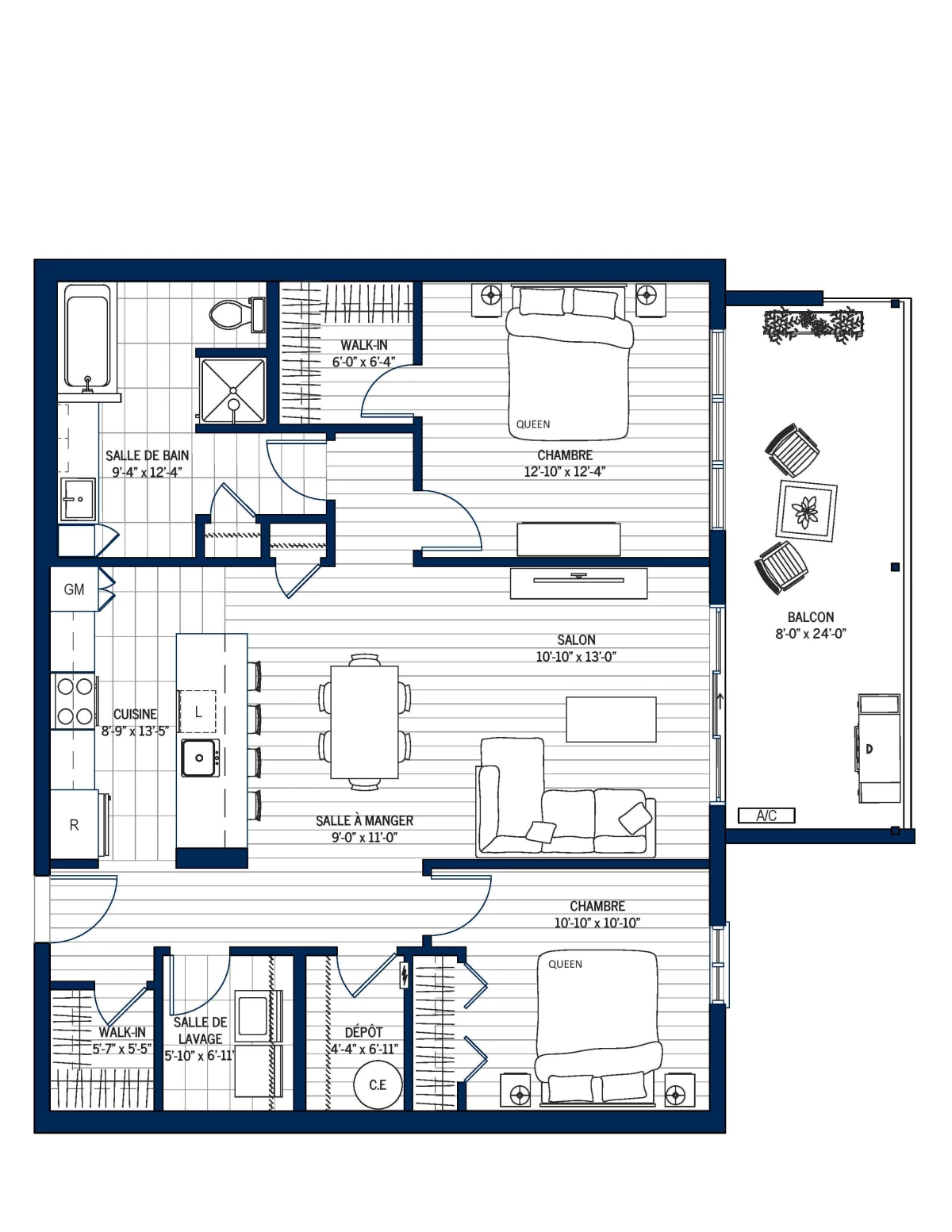 Plan Appartement 402