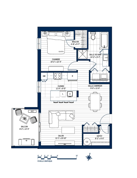 Plan Appartement 408