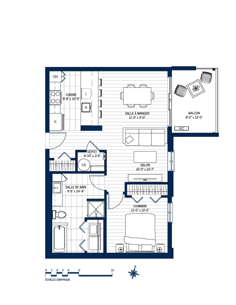 Plan Appartement 413
