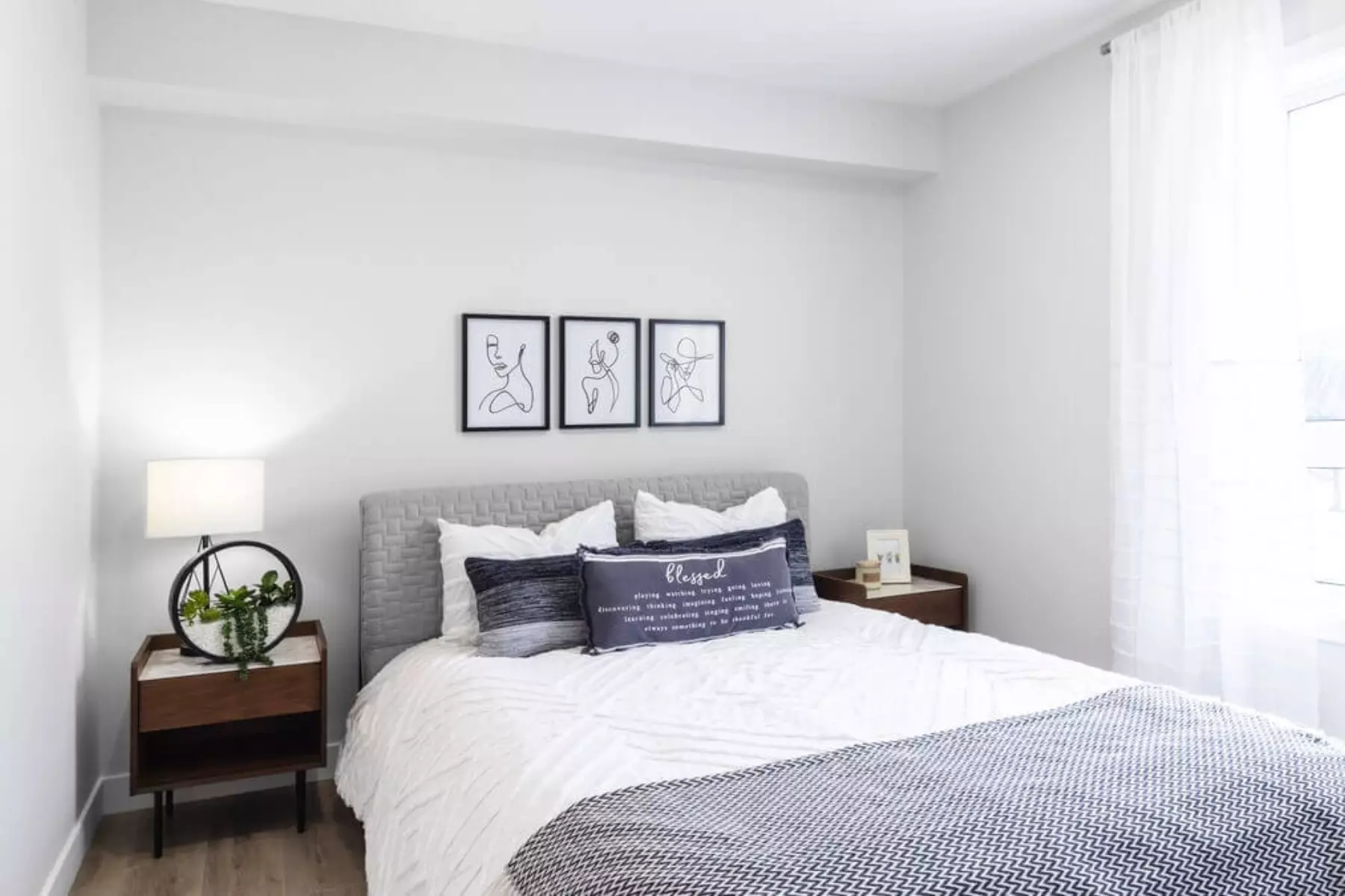Appartement 3 ½ - Chambre à coucher spacieuse et lumineuse