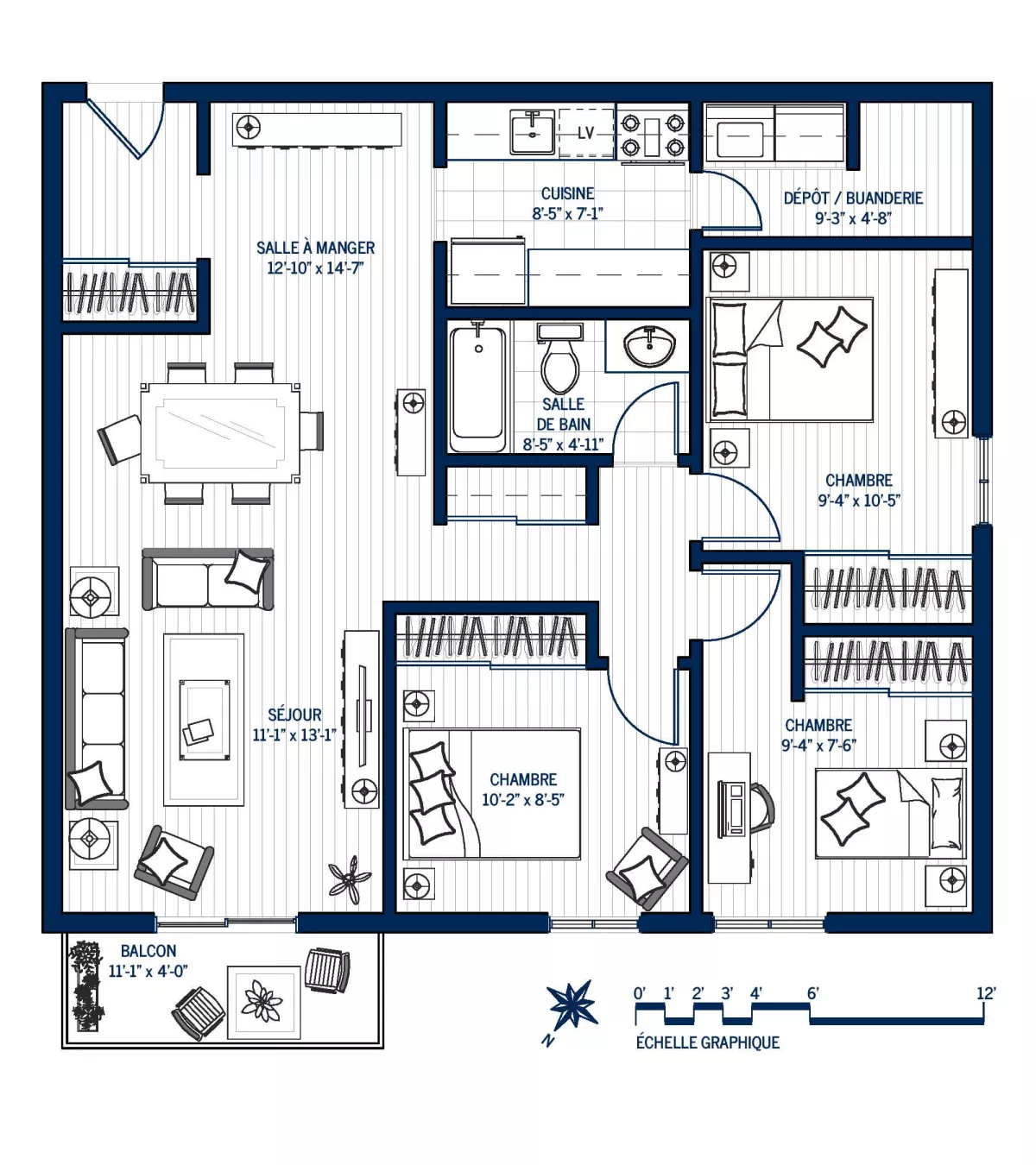 Plan Appartement 405