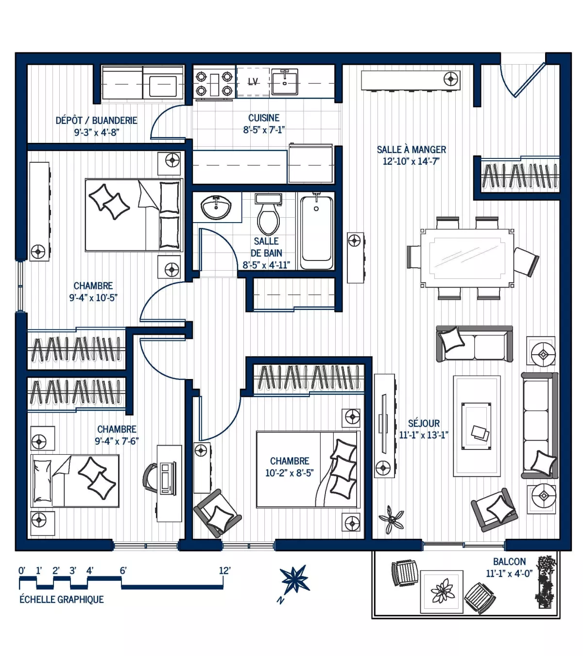 Plan Appartement 400