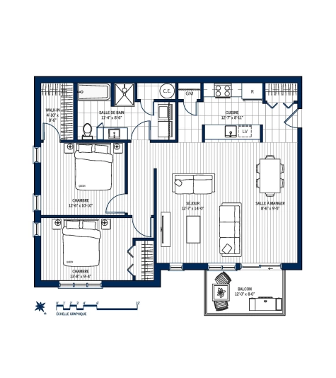 Plan Appartement 401