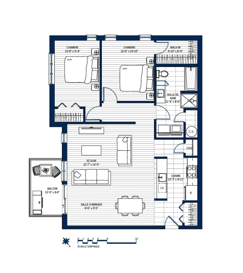 Plan Appartement 204