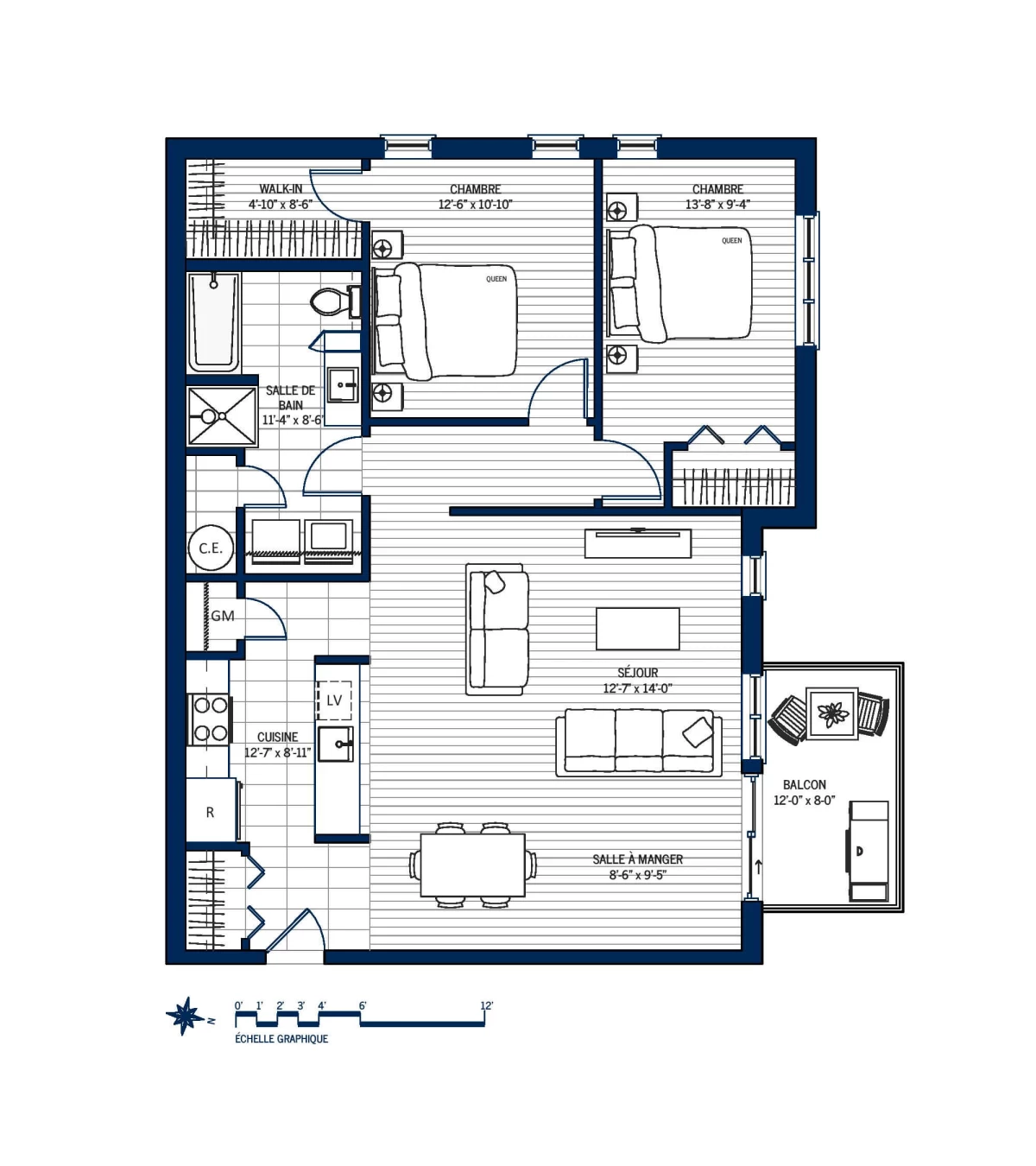 Plan Appartement 102