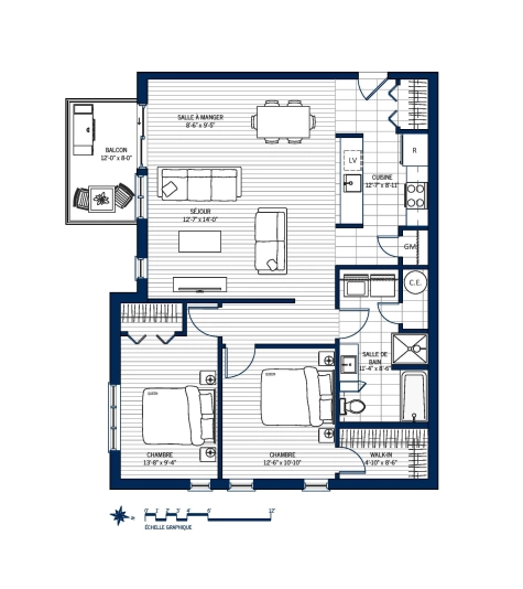 Plan Appartement 303