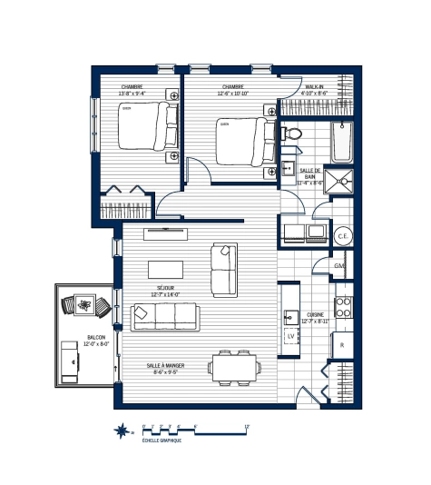 Plan Appartement 404