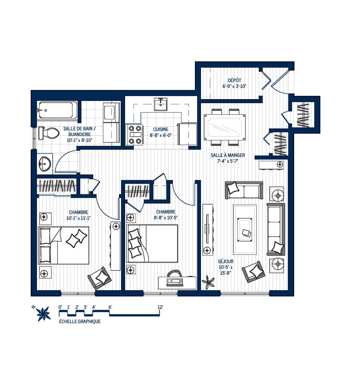 Plan Appartement 108