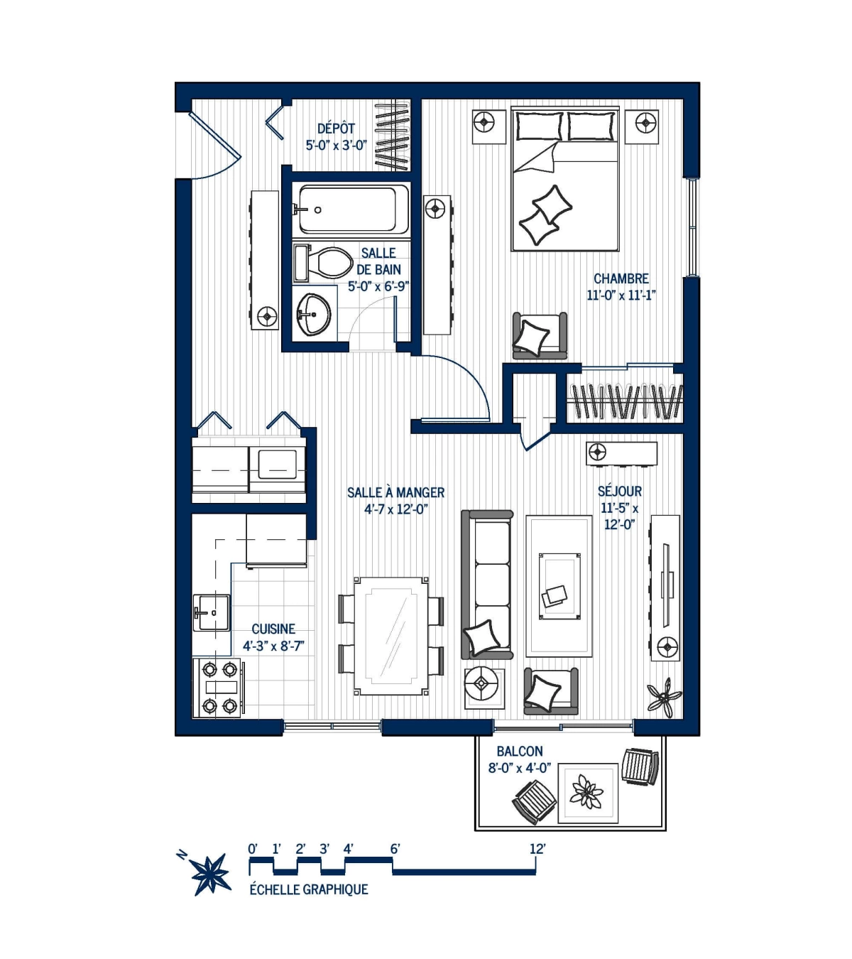 Plan Appartement 410