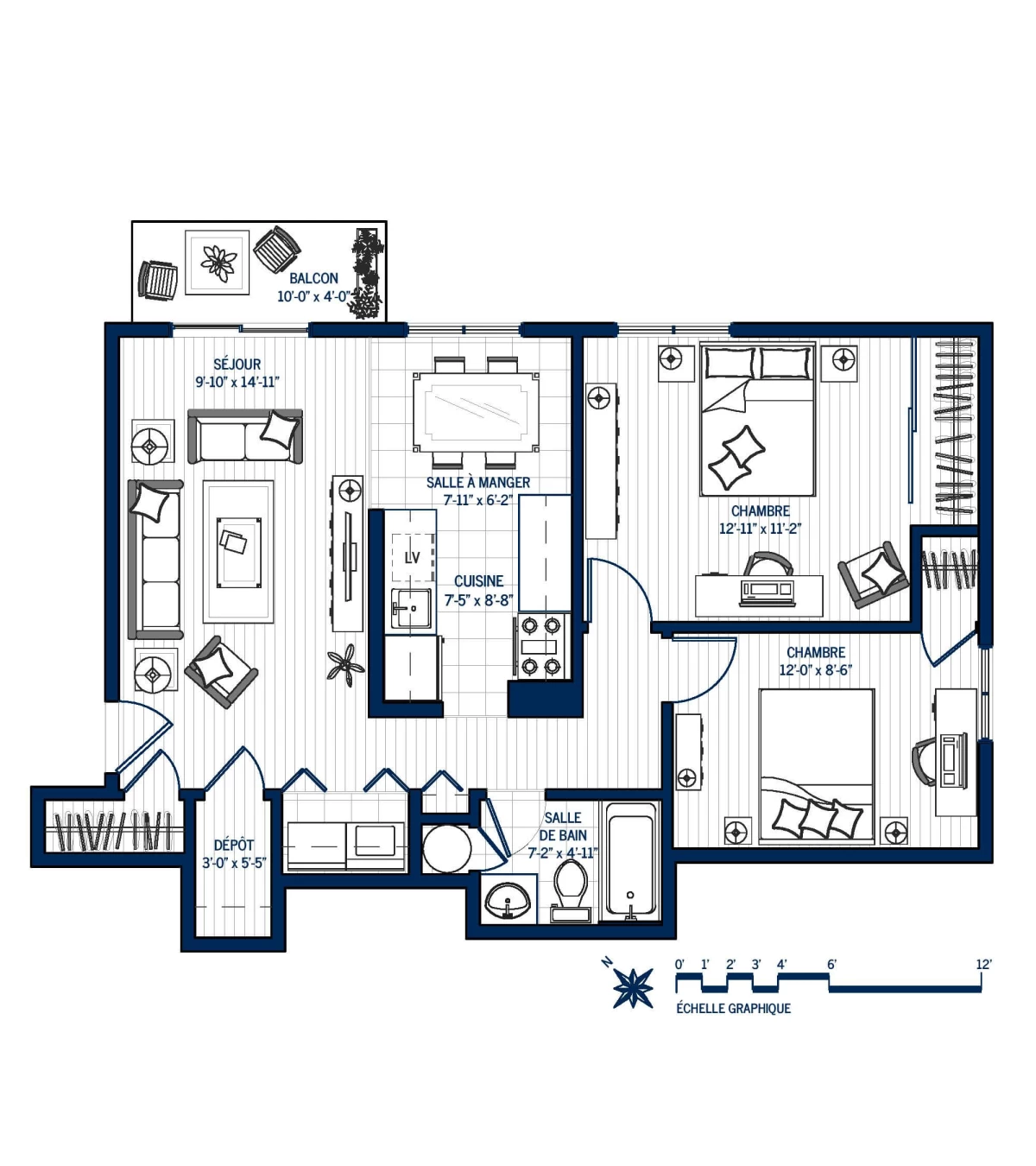 Plan Appartement 307