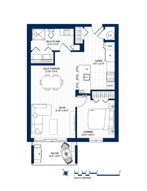 Plan Appartement 604