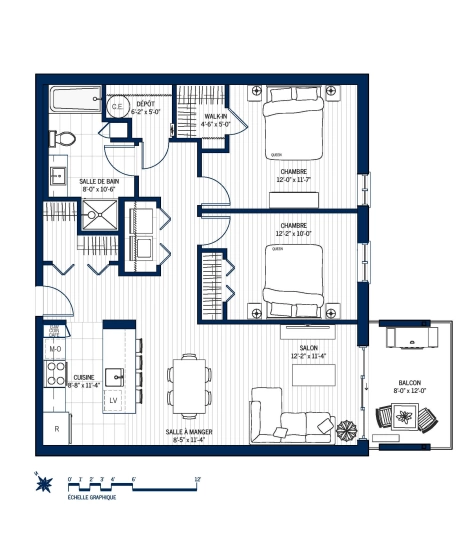Plan Appartement 603
