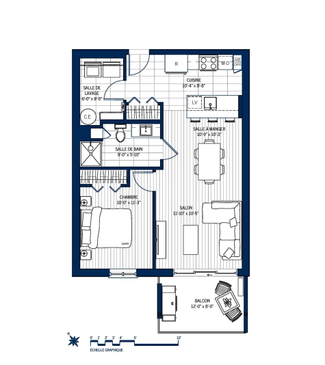 Plan Appartement 609